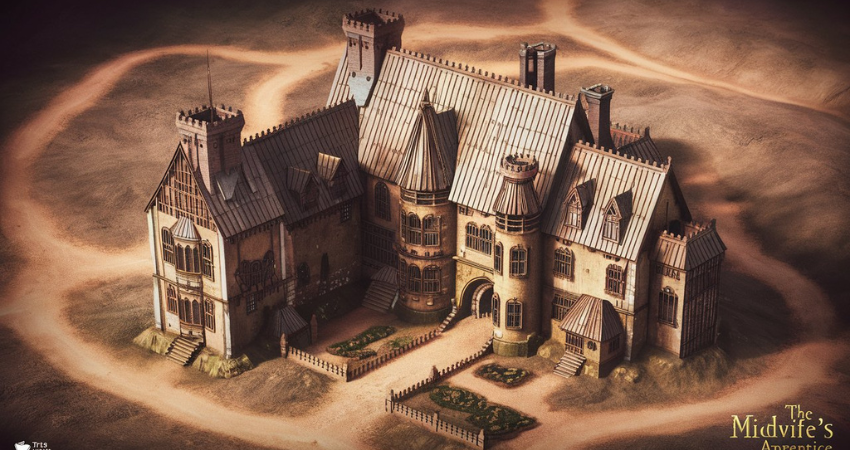 the manor from the midwife's apprentice tinkercad