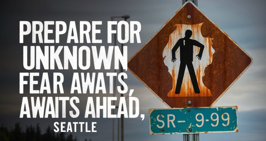 disturbing road sign found along sr-99 in seattle.