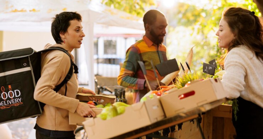 indícame el camino a la tienda de alimentos más cercana